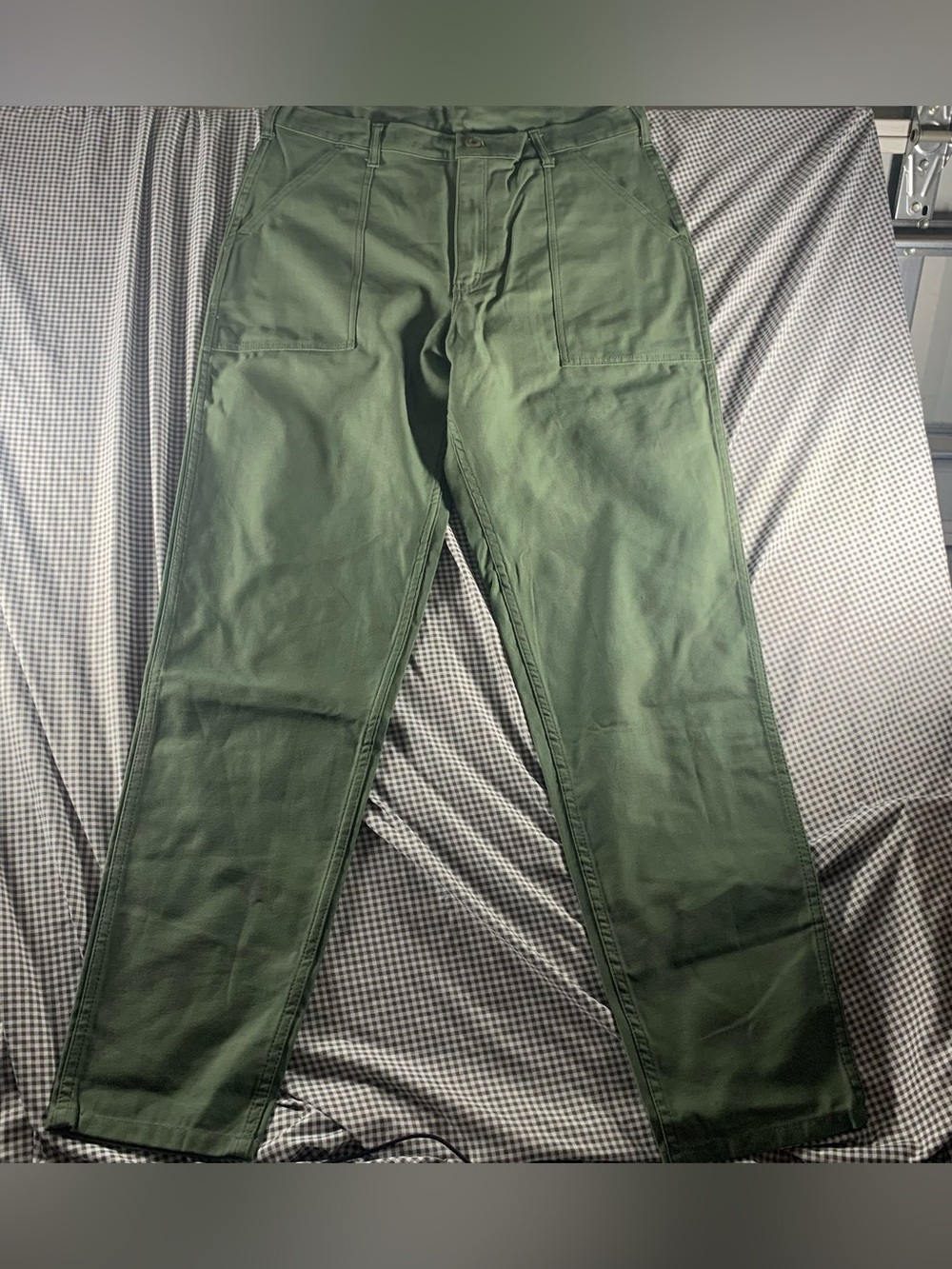 Stan Ray Olive Green Workwear Cargo Pants 38x32